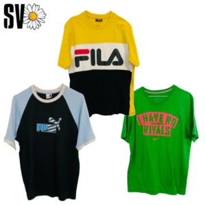 Sports branded T-shirts mix for 12€/kg