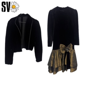 10 velvet garments total look of 3,5kg