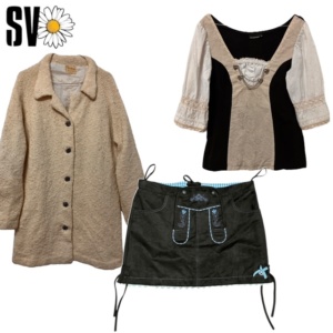 10 bavarian-style garments bundle of 3,9kg